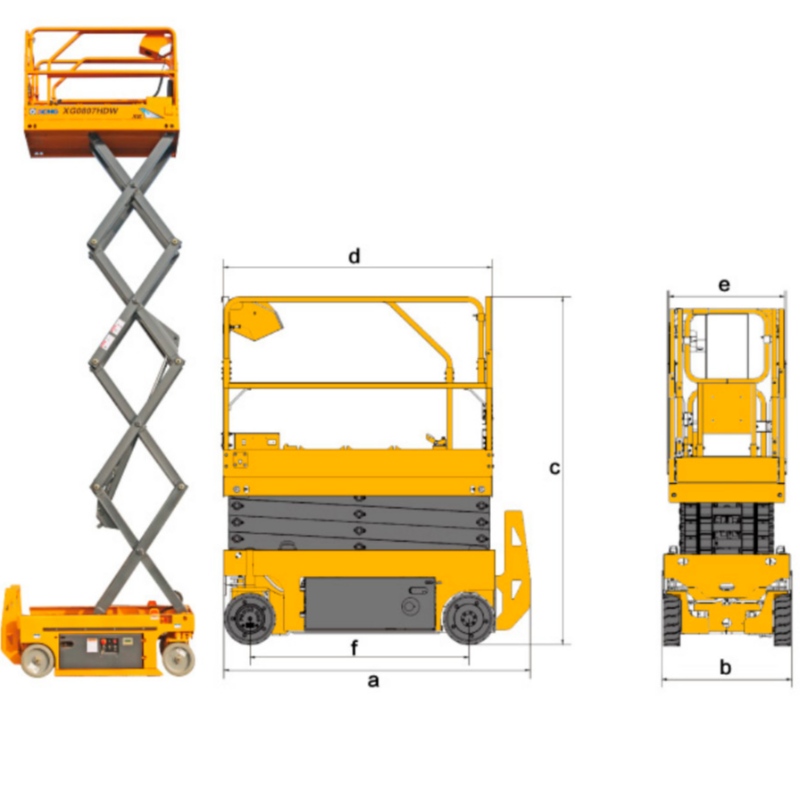 LIFTS SCISSOR XG0807HD \/ XG0807HDW